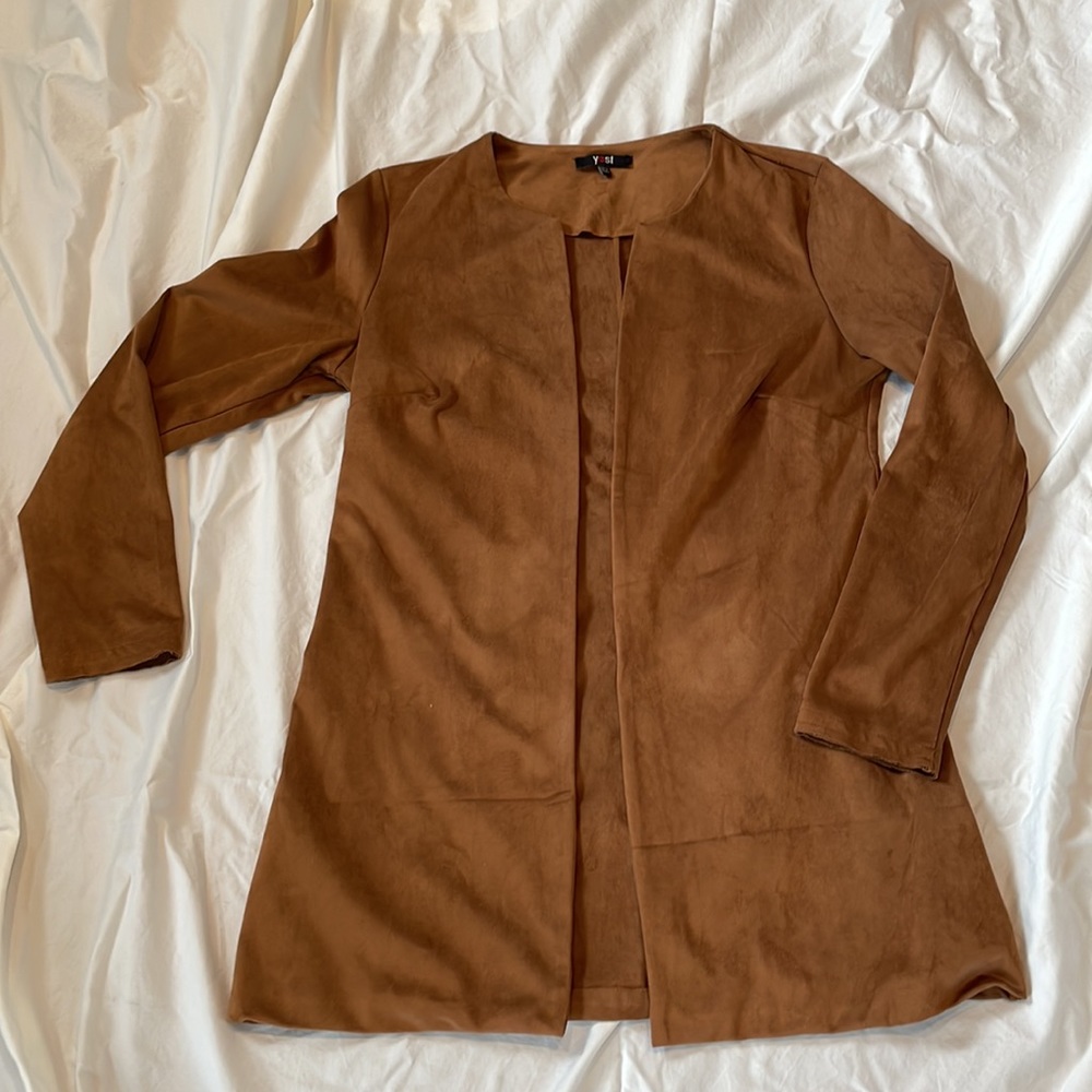 YEST faux suede jacket size M - Picture 2 of 8